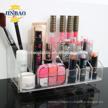Jinbao acrylique maquillage organisateur de stand en gros 3mm 5mm